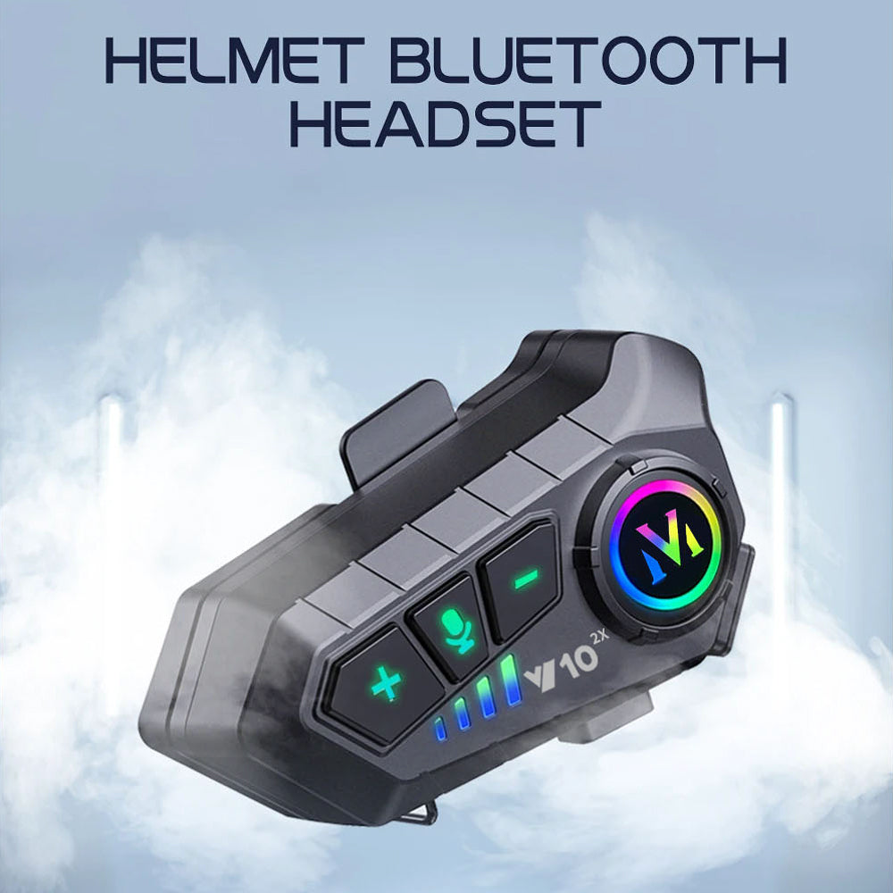 bluetooth motorcycle helmet with speakers blue RiderZest V2 – CertoMax