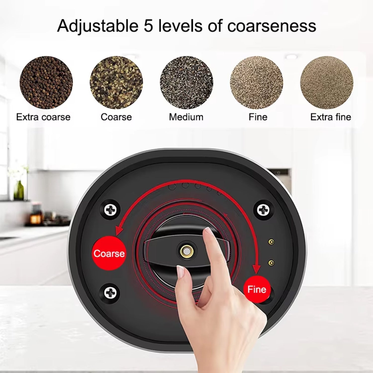 CoFlavet Electric Salt And Pepper Grinder