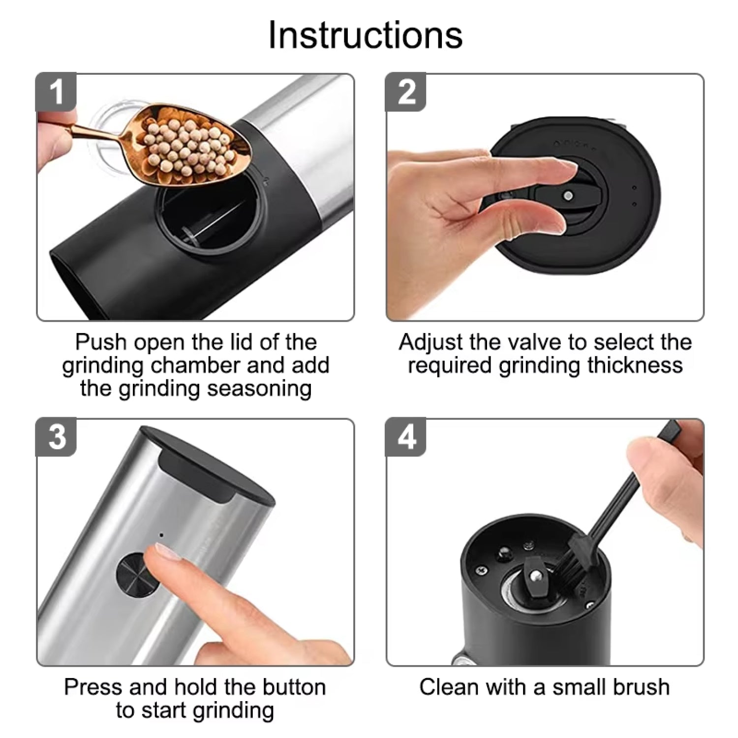 CoFlavet Electric Salt And Pepper Grinder