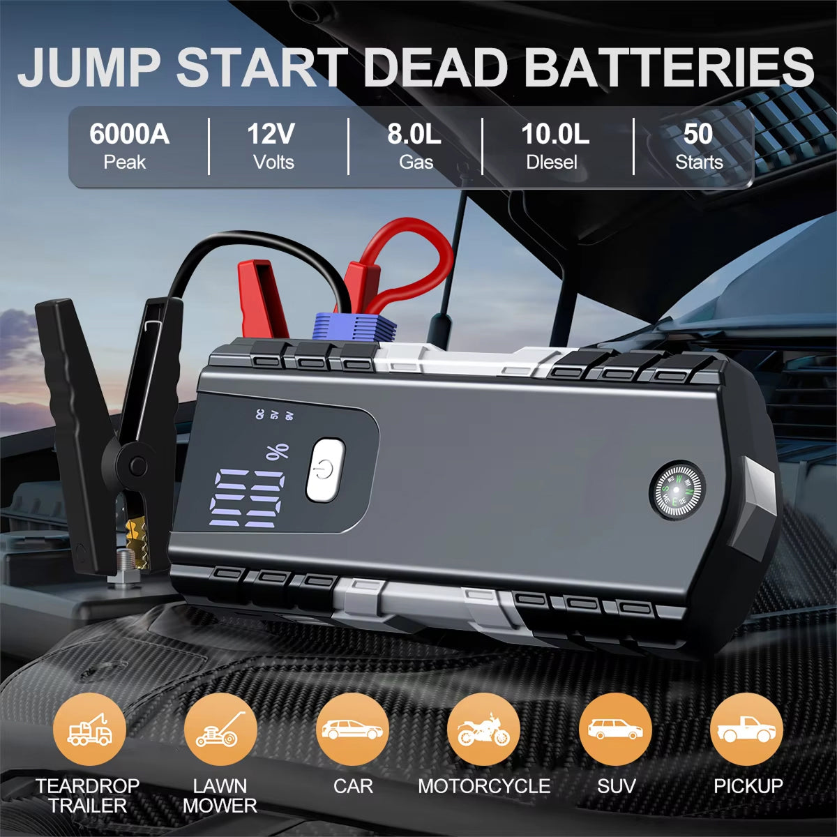 CoIgnitex V2 Portable Car Battery Jump Starter