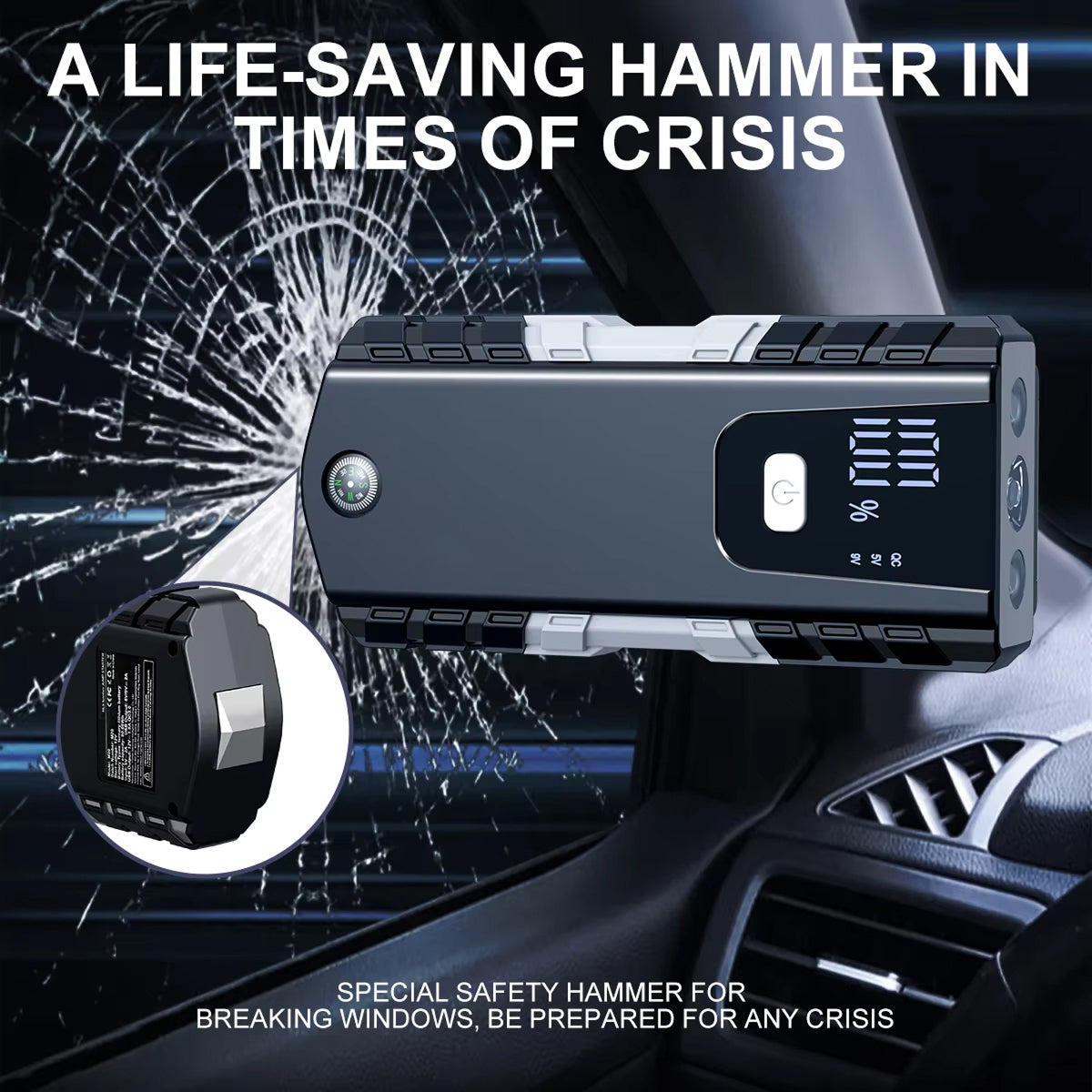 CoIgnitex V2 Portable Car Battery Jump Starter