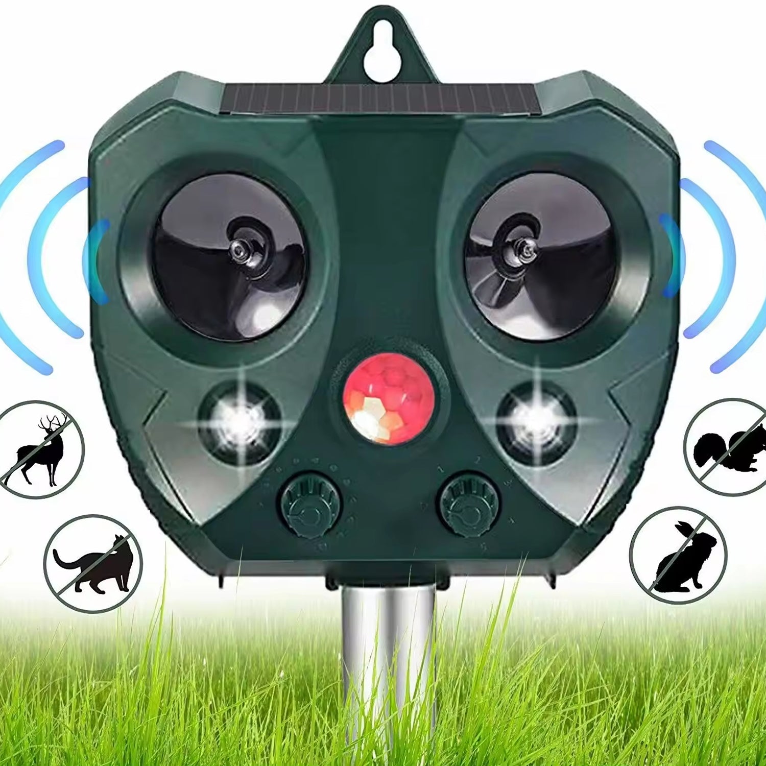 Guardixim Ultrasonic Fox Repeller with Motion Sensor