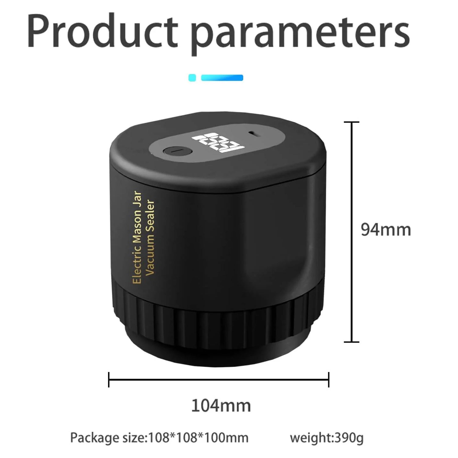 JarVacier Mason Jar Vacuum Sealer