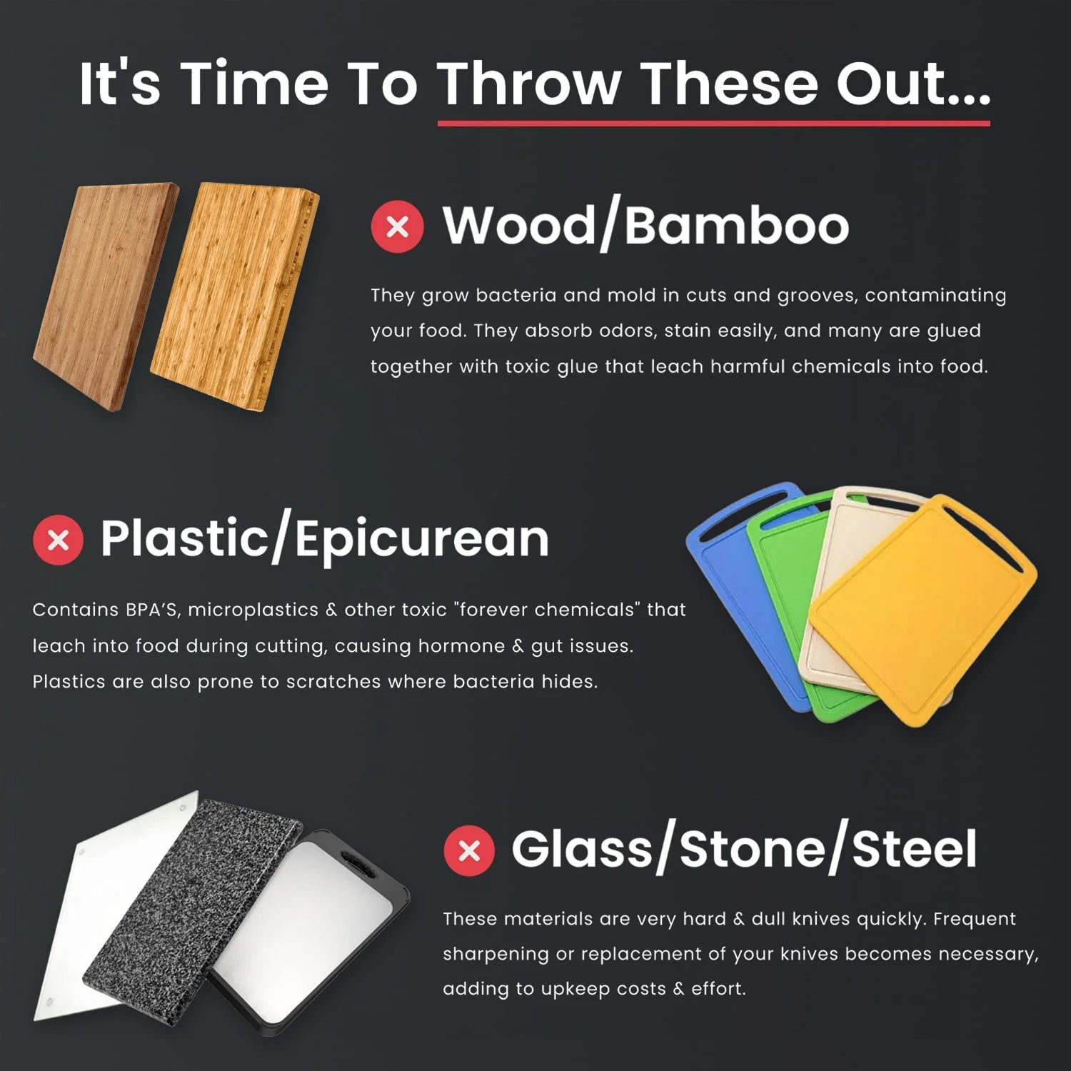 CutDuci Titanium Cutting Board