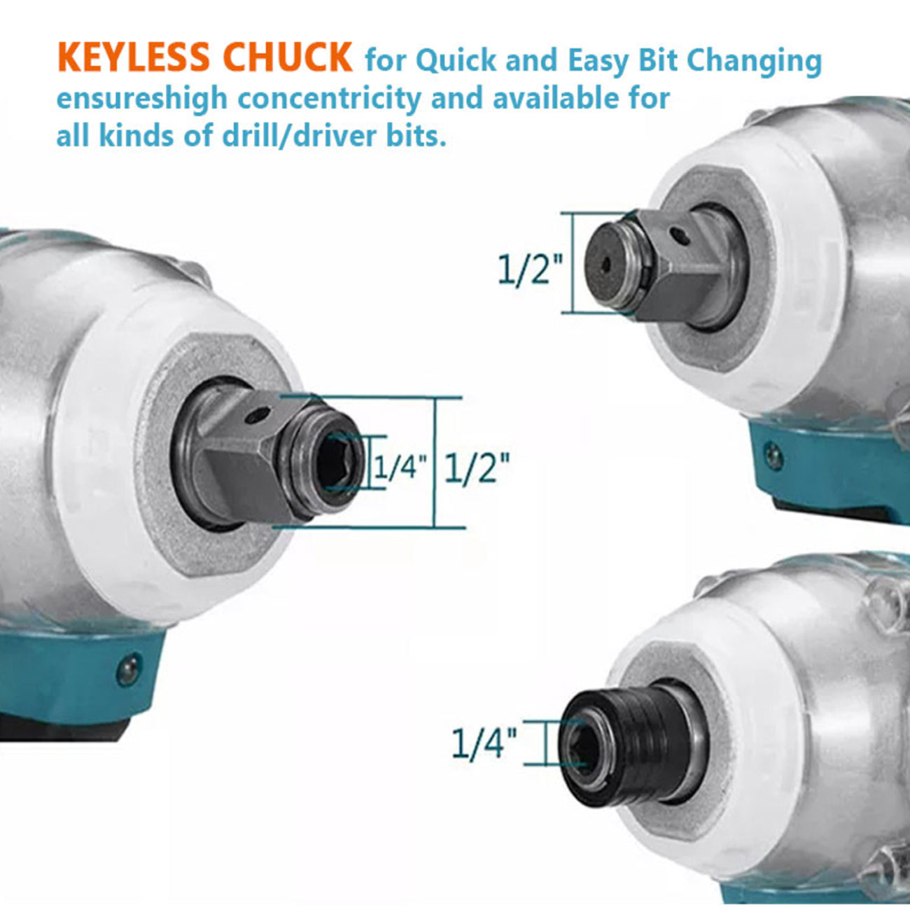 TorquekX Cordless Impact Wrench