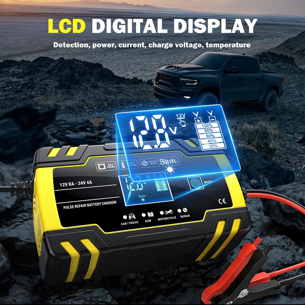 VoltaxLod Car Battery Trickle Charger