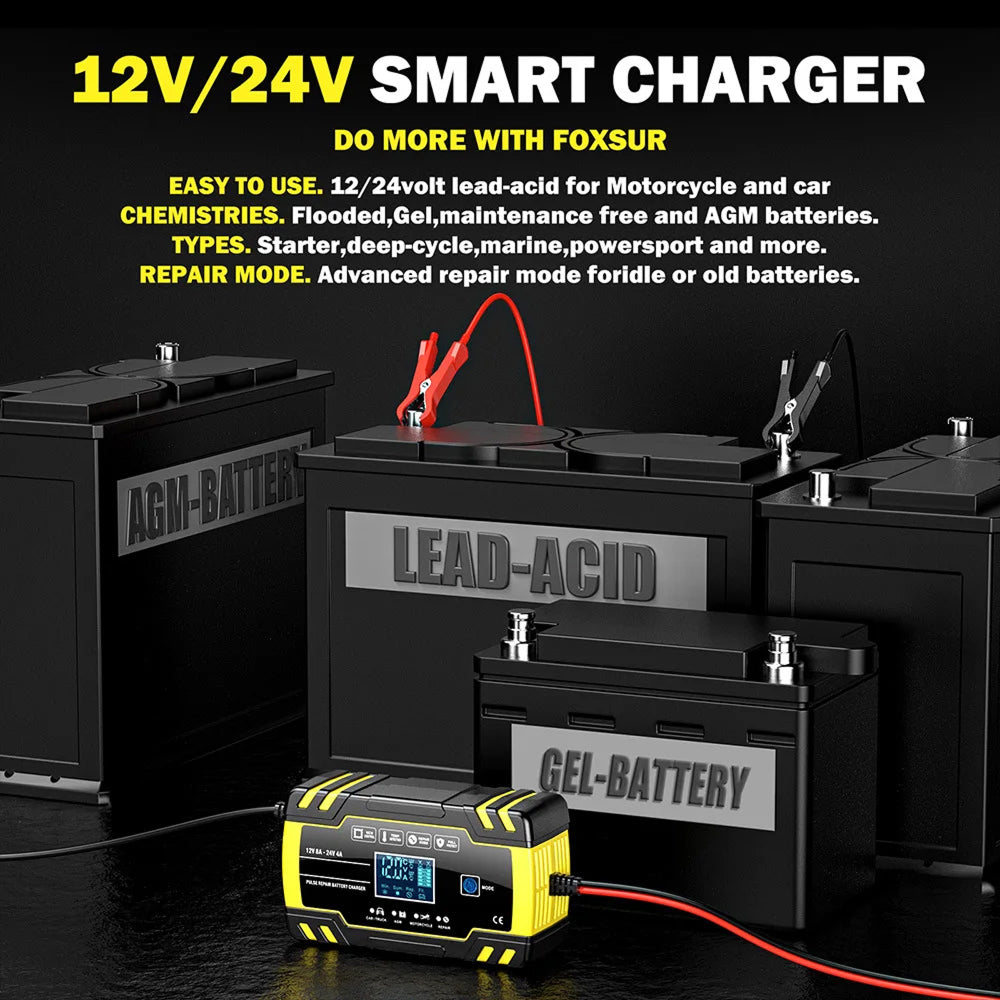 VoltaxLod Car Battery Trickle Charger